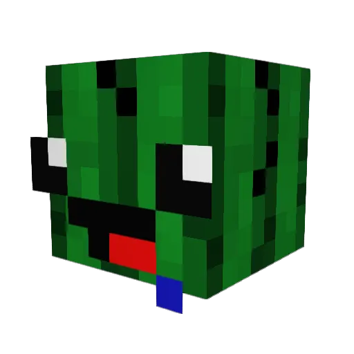 TomasDrab Minecraft avatar head, 3D render