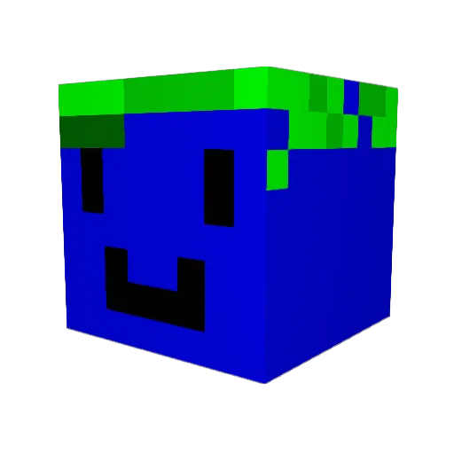TomasMrkvicka Minecraft avatar head, 3D render