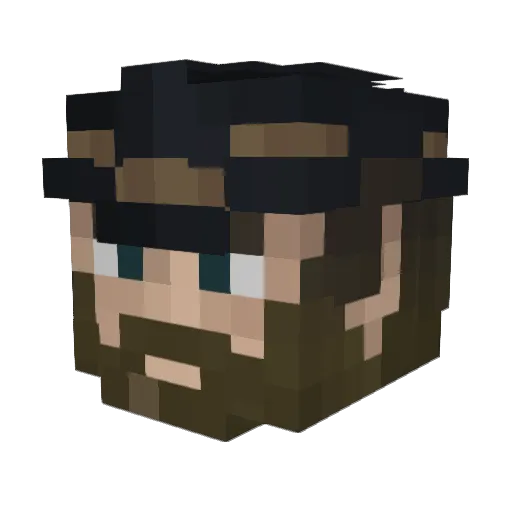 Tomashko66 Minecraft avatar head, 3D render