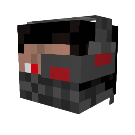 Tomasito00 Minecraft avatar head, 3D render