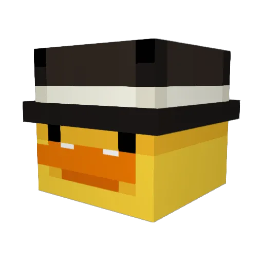 Tomasss69 Minecraft avatar head, 3D render