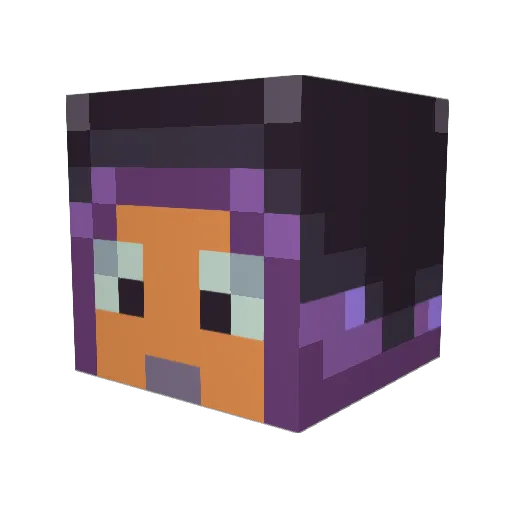 TomaszProblem Minecraft avatar head, 3D render
