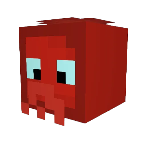 Tomate0ff Minecraft avatar head, 3D render