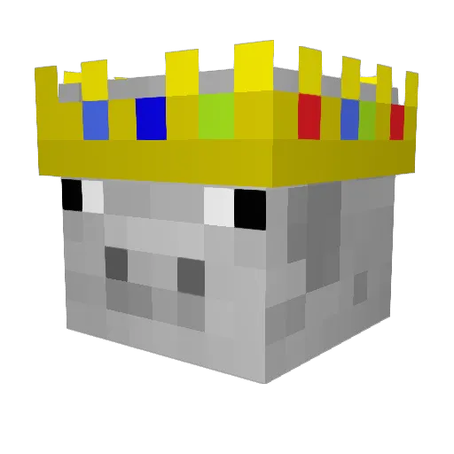 TomatenBurger Minecraft avatar head, 3D render