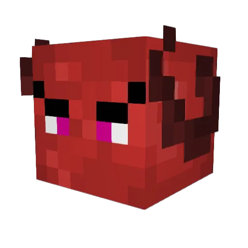 Tomates_ Minecraft avatar head, 3D render