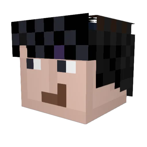 Tomato0208 Minecraft avatar head, 3D render