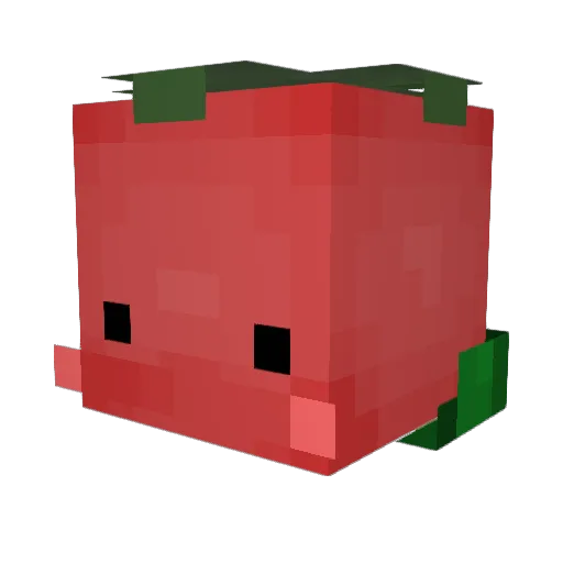 Tomato123YT Minecraft avatar head, 3D render