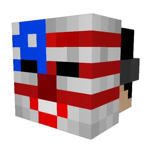 TomatoChair Minecraft avatar head, 3D render