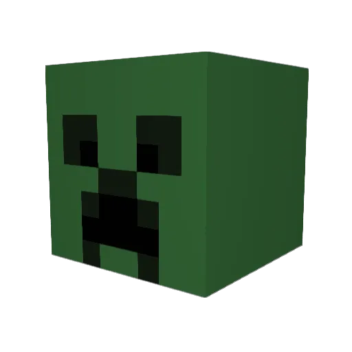 TomatoFactory Minecraft avatar head, 3D render