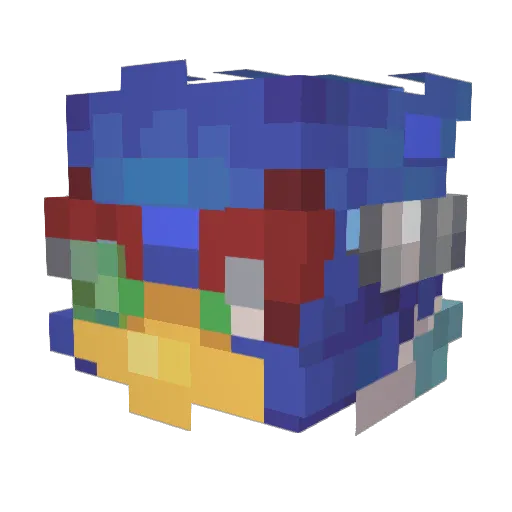 TomatoWave_0 Minecraft avatar head, 3D render