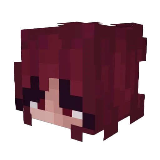 Tomatoblate Minecraft avatar head, 3D render