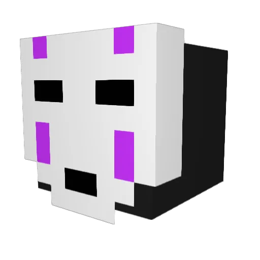 Tomatom07 Minecraft avatar head, 3D render