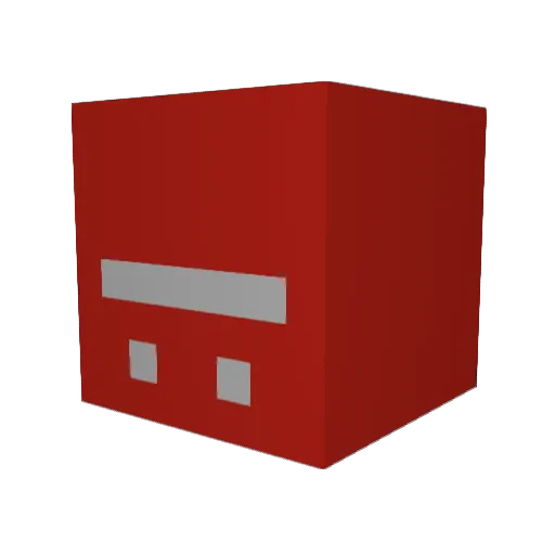 Tombeek_ Minecraft avatar head, 3D render