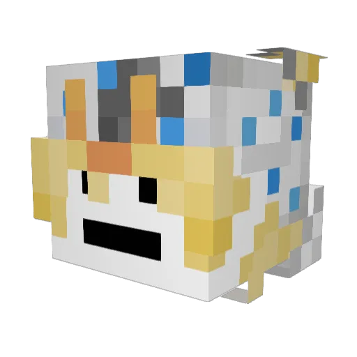 Tombi2409 Minecraft avatar head, 3D render