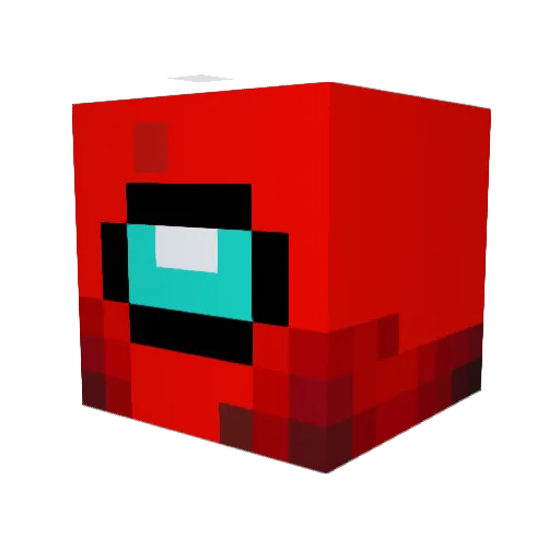 TomboyFire99 Minecraft avatar head, 3D render