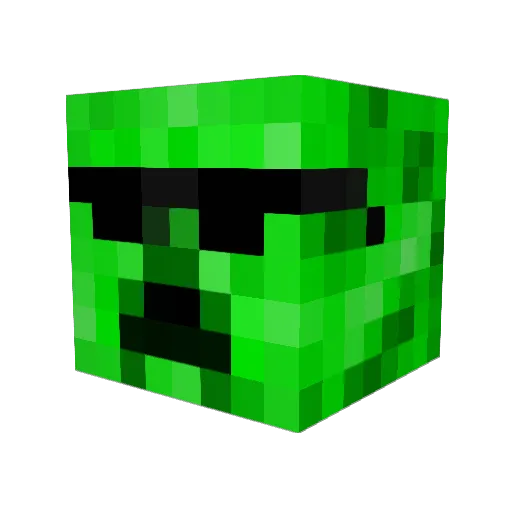 Tomcat210 Minecraft avatar head, 3D render