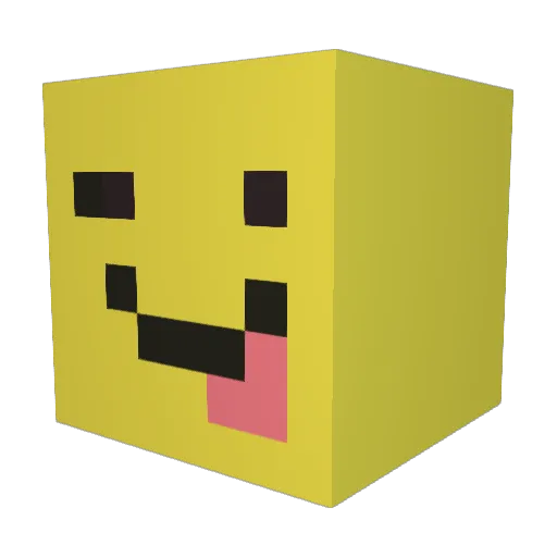 TomekDerEchte Minecraft avatar head, 3D render