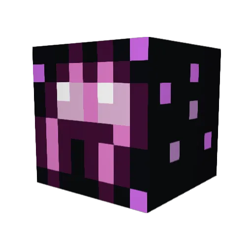 TomekMinio Minecraft avatar head, 3D render