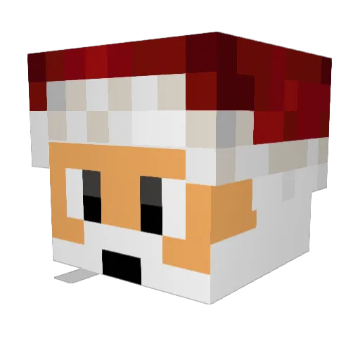 Tometjuh Minecraft avatar head, 3D render