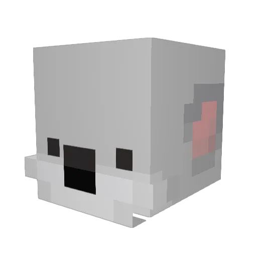 Tomezinho Minecraft avatar head, 3D render