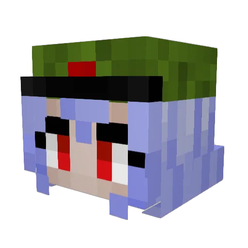 Tomi280 Minecraft avatar head, 3D render