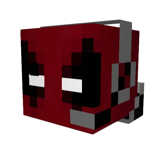 Tomicadle Minecraft avatar head, 3D render