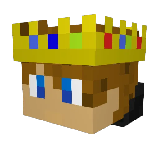Tomicek__ Minecraft avatar head, 3D render