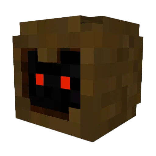 TomiiiX44 Minecraft avatar head, 3D render