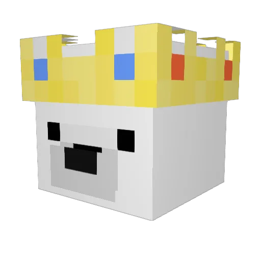 Tomikmikmik Minecraft avatar head, 3D render