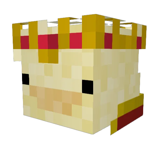 Tomino27 Minecraft avatar head, 3D render