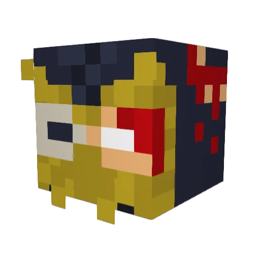 Tomiss_ Minecraft avatar head, 3D render