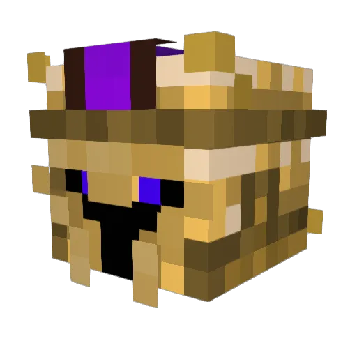 Tomityzx Minecraft avatar head, 3D render