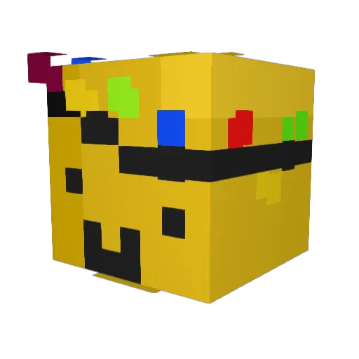 Tomjunior Minecraft avatar head, 3D render