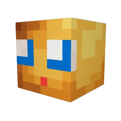 Tomlepro17 Minecraft avatar head, 3D render