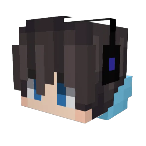 Tommager1107 Minecraft avatar head, 3D render