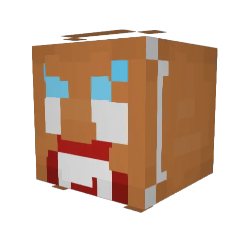 TommelBommel09 Minecraft avatar head, 3D render