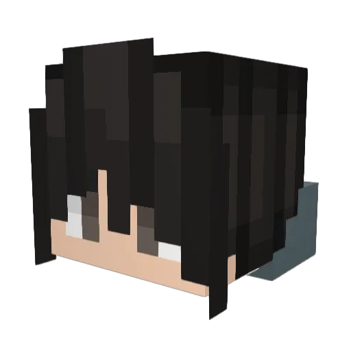 Tommewa Minecraft avatar head, 3D render