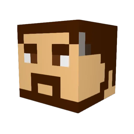 Tommh84 Minecraft avatar head, 3D render