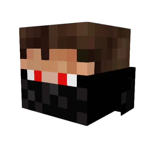 Tommmy609 Minecraft avatar head, 3D render