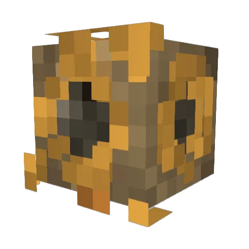 Tommpouce Minecraft avatar head, 3D render