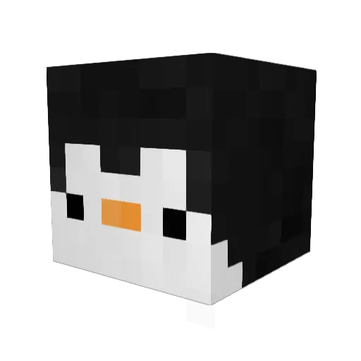 Tommy1503_ Minecraft avatar head, 3D render