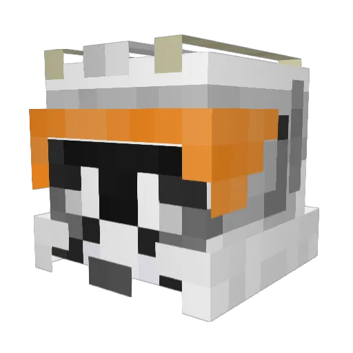 Tommy24360 Minecraft avatar head, 3D render