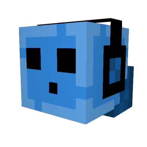 Tommy8314 Minecraft avatar head, 3D render