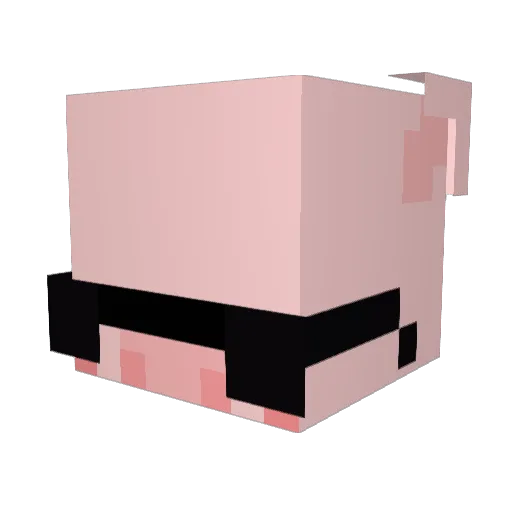 TommyAK Minecraft avatar head, 3D render
