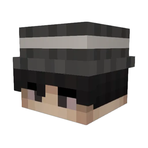 TommyBBC Minecraft avatar head, 3D render