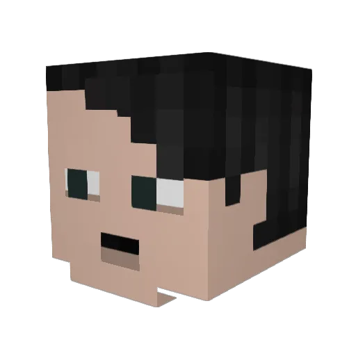 TommyBoy1337 Minecraft avatar head, 3D render