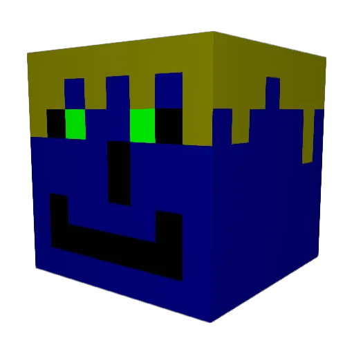 TommyCerru Minecraft avatar head, 3D render
