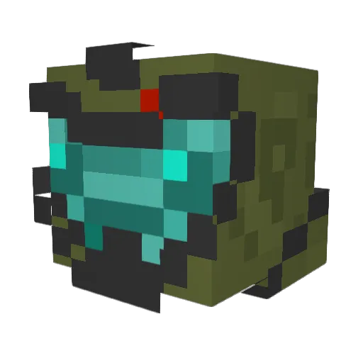 TommyJonRouffer Minecraft avatar head, 3D render