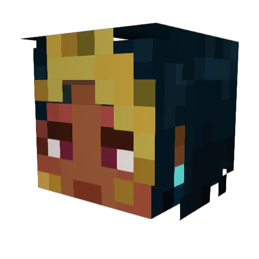 TommyKnockerz Minecraft avatar head, 3D render