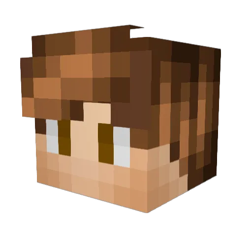 TommyMiller Minecraft avatar head, 3D render